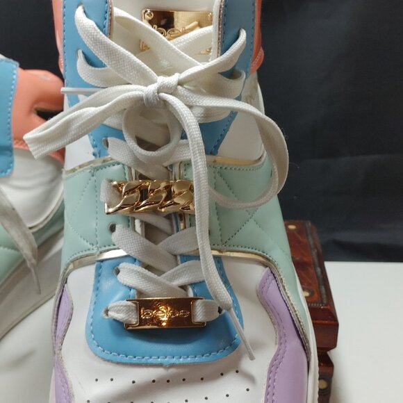 BEBE Sport Monah Platform High-Top Sneakers Womens Sz 11 MDr. Scholl's - Picture 4 of 11